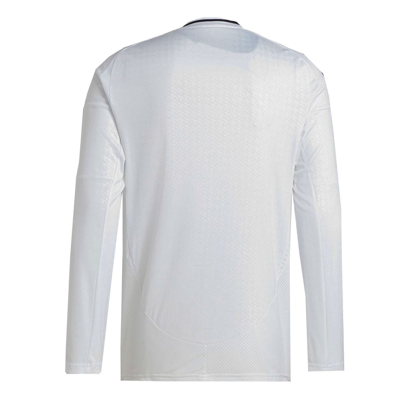 adidas Men's Real Madrid 2024/25 Long Sleeve Home Jersey White/Black Back
