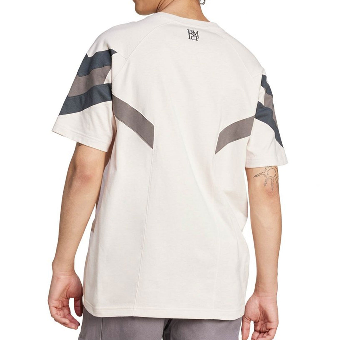 adidas Men's Real Madrid 2024/25 OG Tee Putty Mauve/Dark Grey Back