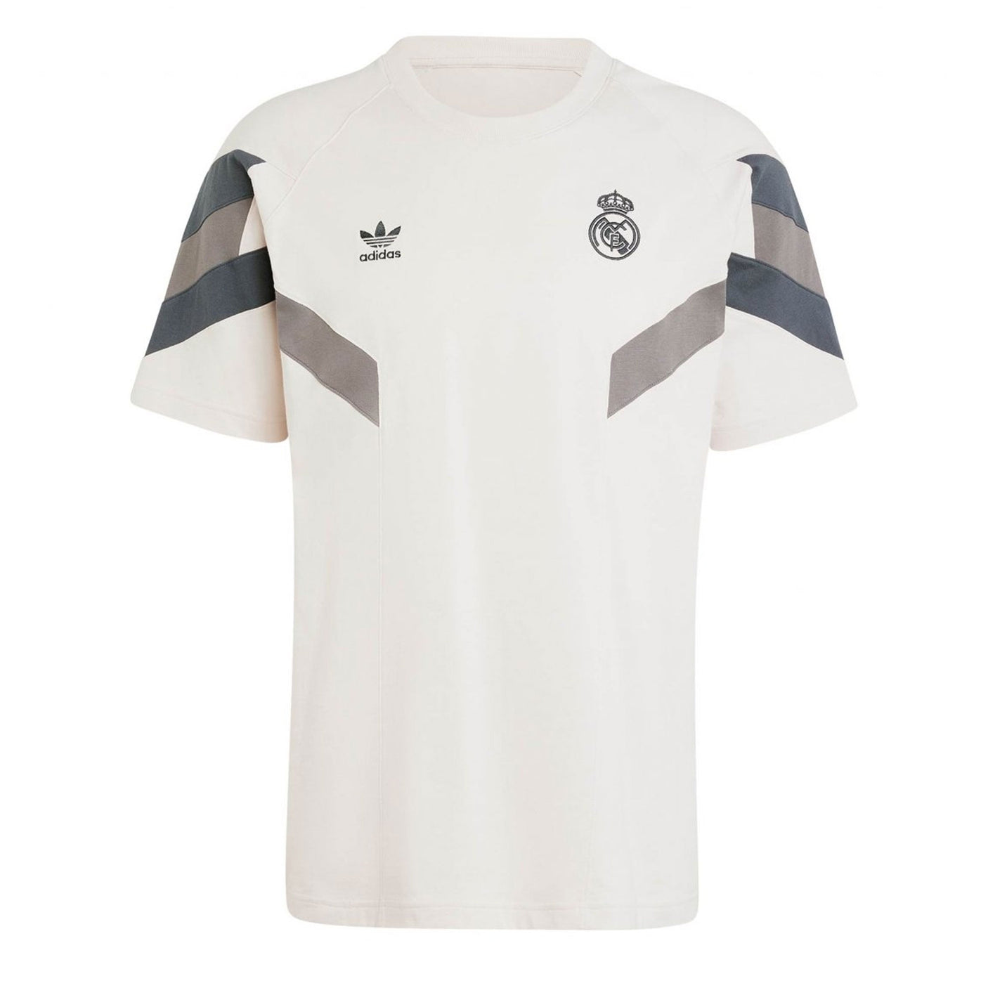 adidas Men's Real Madrid 2024/25 OG Tee Putty Mauve/Dark Grey Front