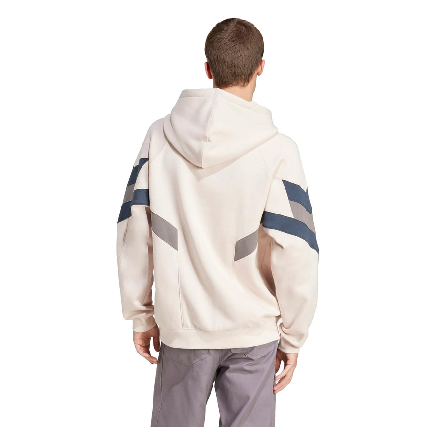 adidas Men's Real Madrid 2024/25 Originals Hoodie Putty Mauve/Charcoal Model Back
