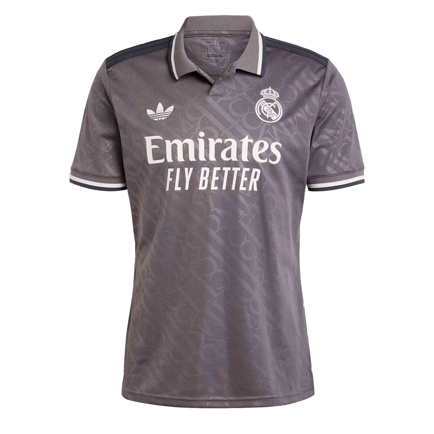 adidas Men's Real Madrid 2024/25 Third Jersey Charcoal Front