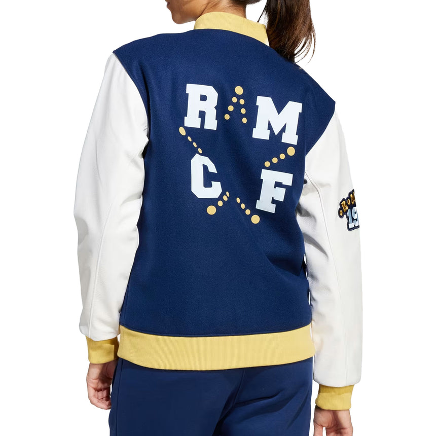 adidas Men's Real Madrid 2024/25 VRCT Jacket Navy/White Back