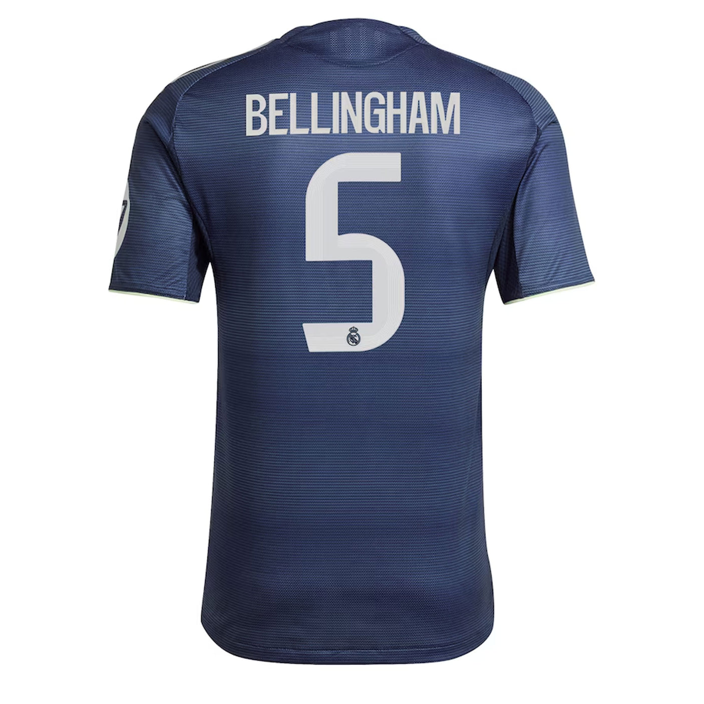adidas Men's Real Madrid 2025/26 Authentic Away Jersey w/ Bellingham #5 Printing Back
