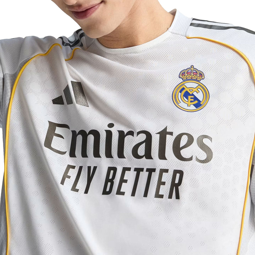 adidas Men's Real Madrid 2025/26 Authentic Home Jersey White Crest