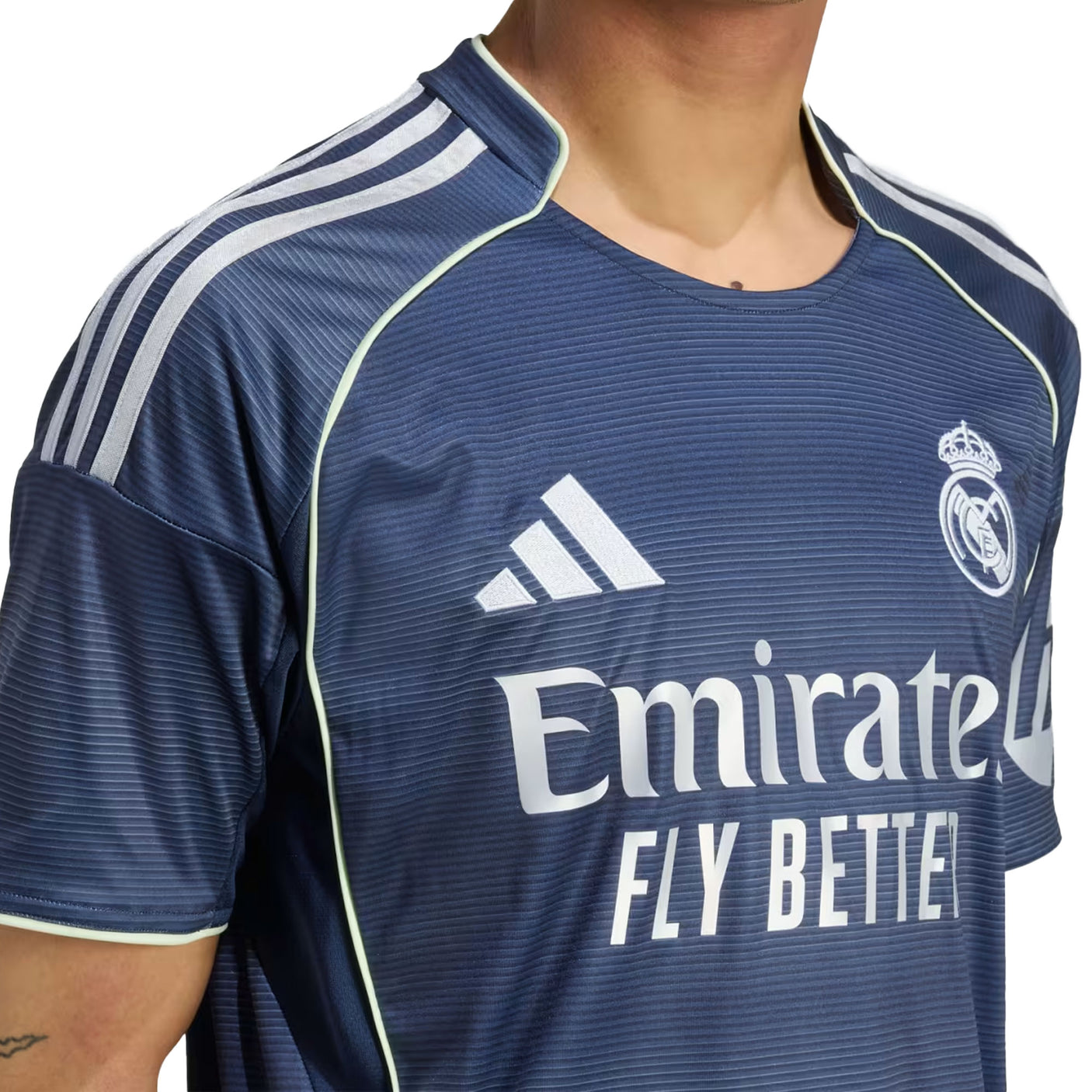 adidas Men's Real Madrid 2025/26 Away Legend Ink/White Crest