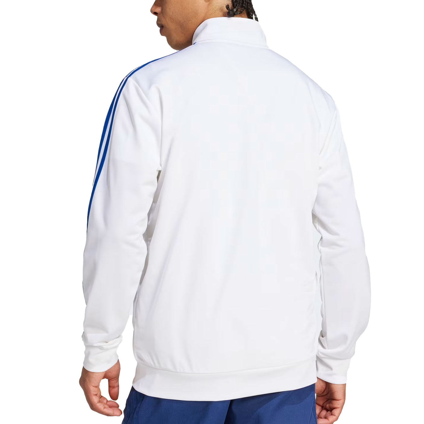 adidas Men's Real Madrid DNA Track Jacket White/Blue Back