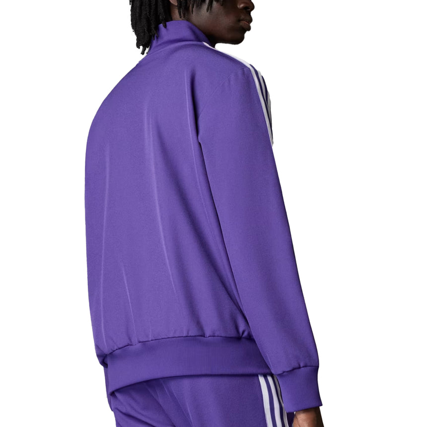 adidas Men's Real Madrid Terrace Icons Track Top Purple/White Back