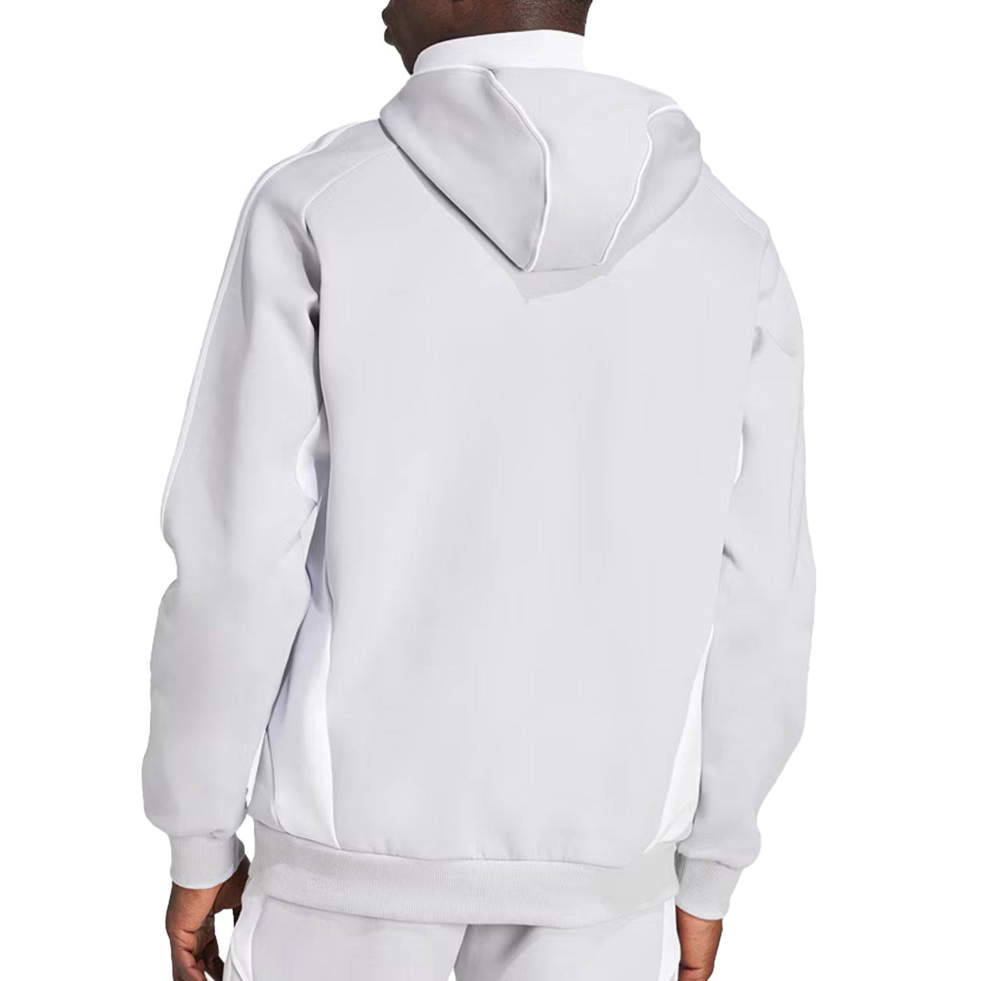 adidas Men's Real Madrid Urban Purist Hoodie White Back