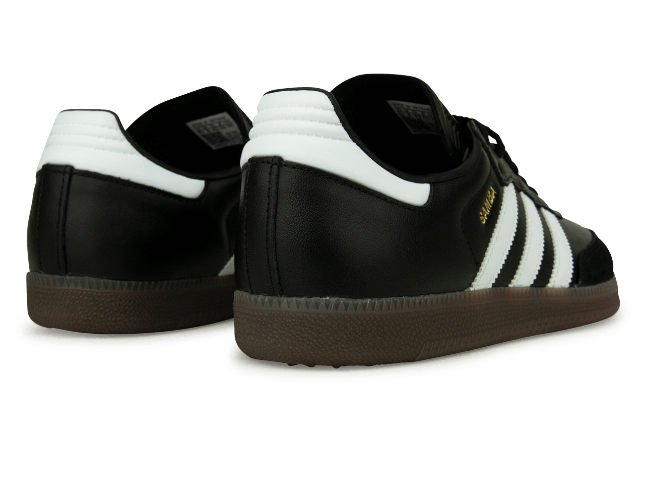 adidas Men's Samba Indoor Black/White Rear