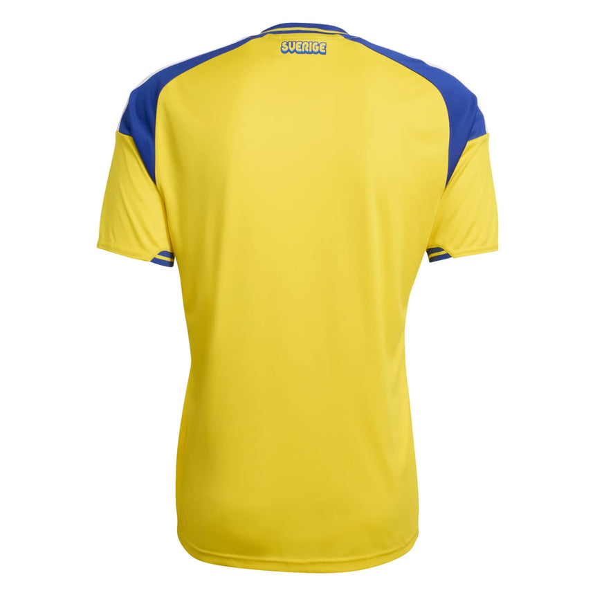 adidas Men's Sweden 2026/27 Home Jersey Yellow Back