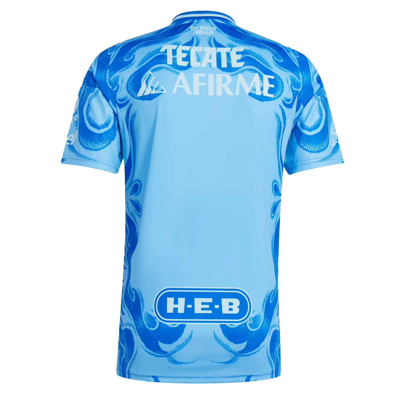 adidas Men's Tigres UANL 2025/26 Away Jersey Sea Blue Back