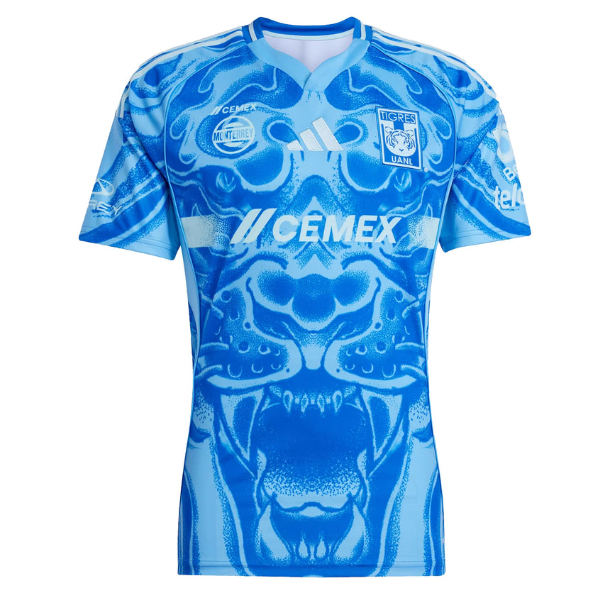 adidas Men's Tigres UANL 2025/26 Away Jersey Sea Blue Front