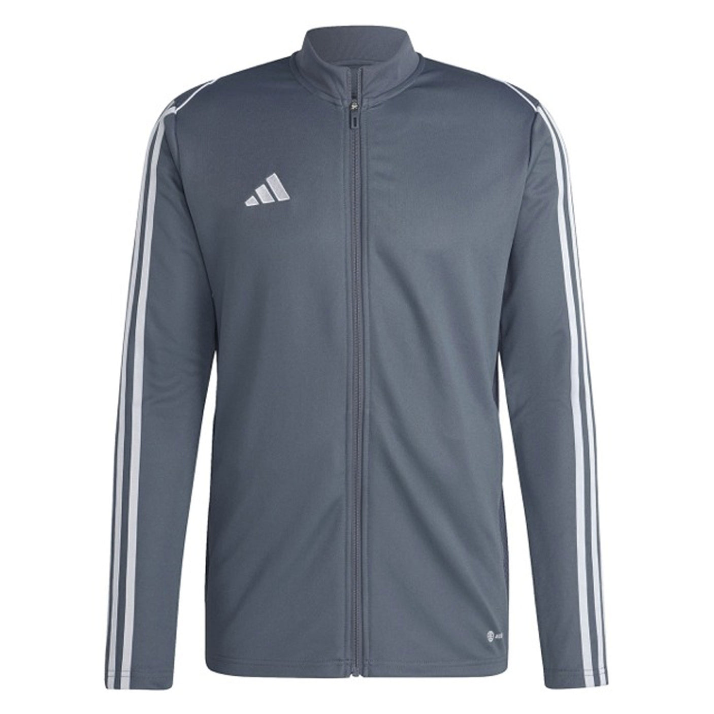 adidas Men's Tiro 23 Training Jacket Onix Grey/White Front