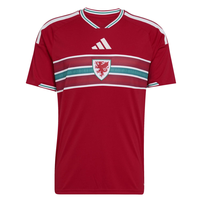 adidas Men's Wales 2026/27 Home Jersey Red Front