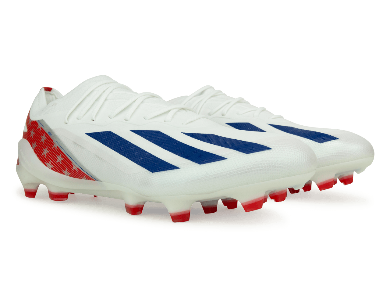 adidas Men's X Crazyfast USA.1 FG White/Red Together