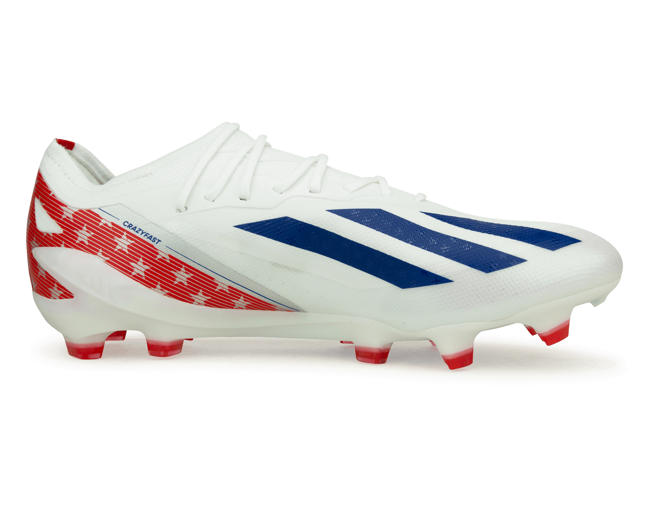 adidas Men's X Crazyfast USA.1 FG White/Red