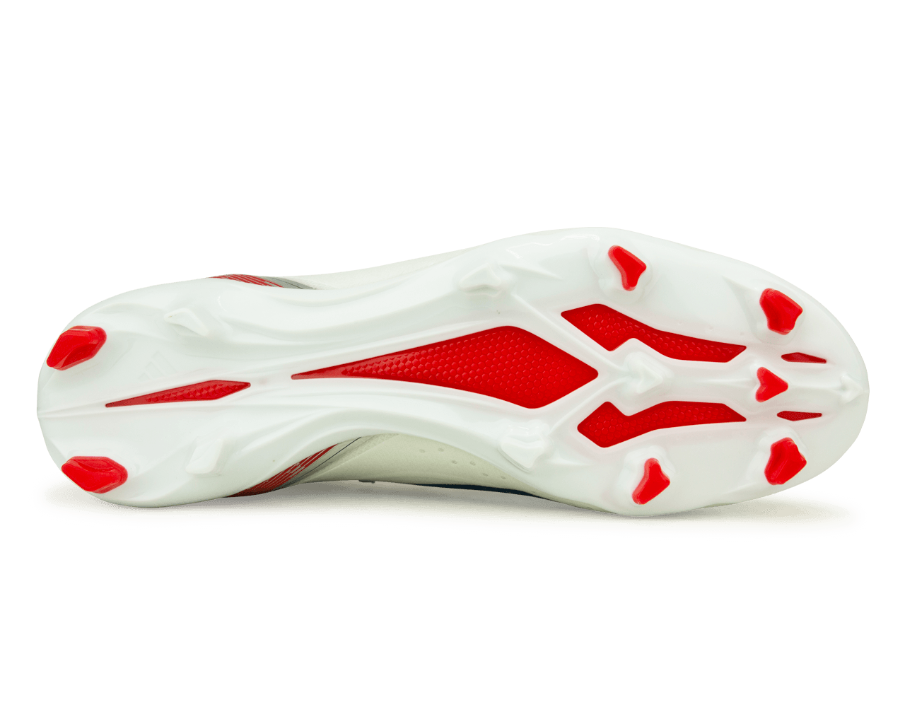 adidas Men's X Crazyfast USA.3 FG White/Red Sole