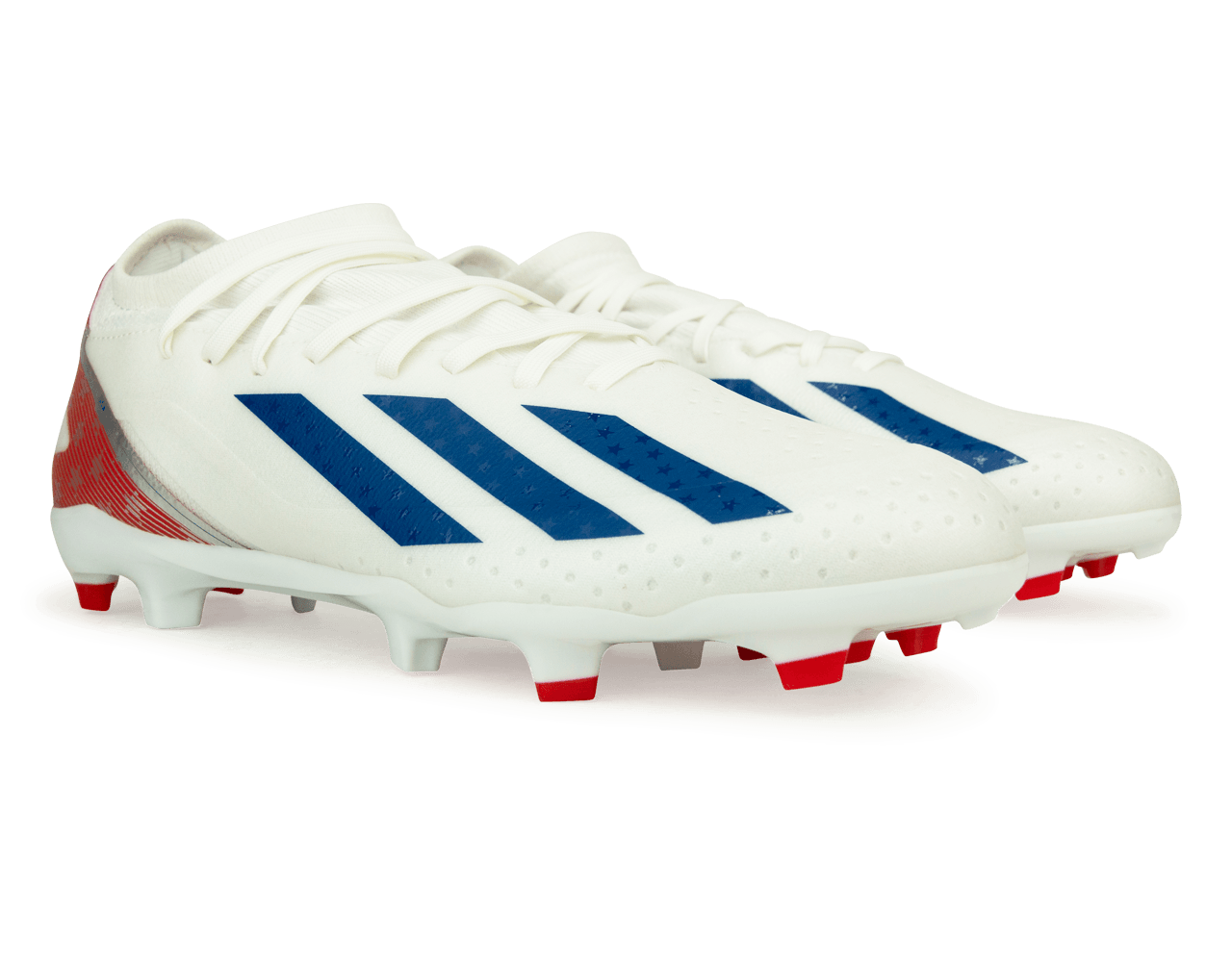 adidas Men's X Crazyfast USA.3 FG White/Red Together