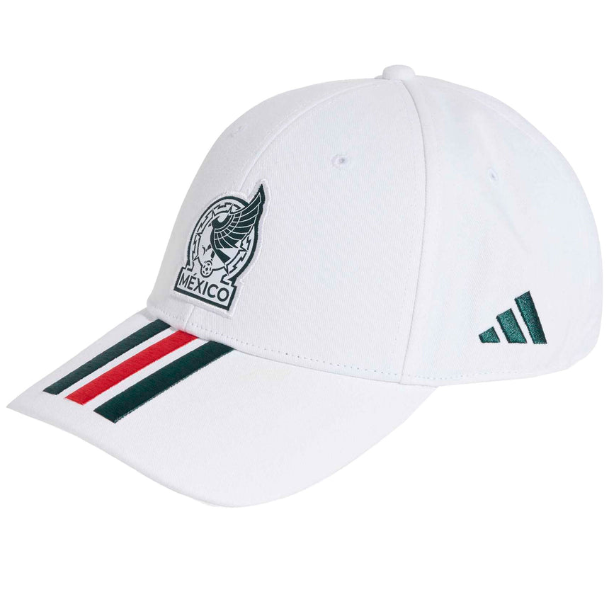 adidas Mexico 3-Stripe Baseball Cap 2026 White Front