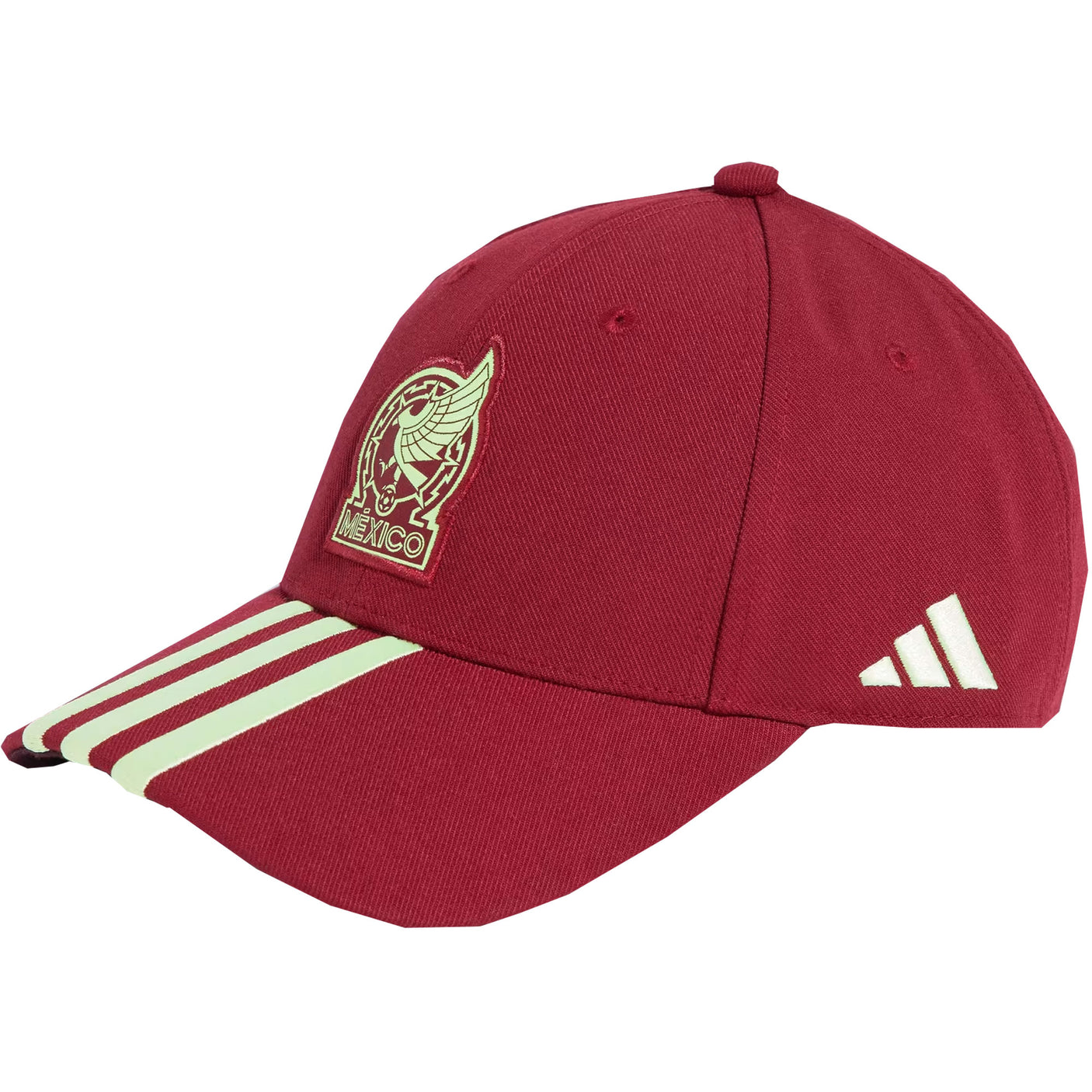 adidas Mexico Baseball Cap Burgundy/GreenSpark Side