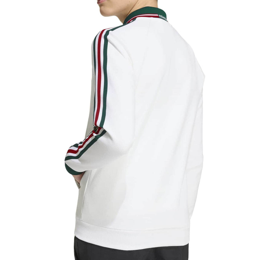 adidas Mexico Kids Away Anthem 2026 Jacket White Back