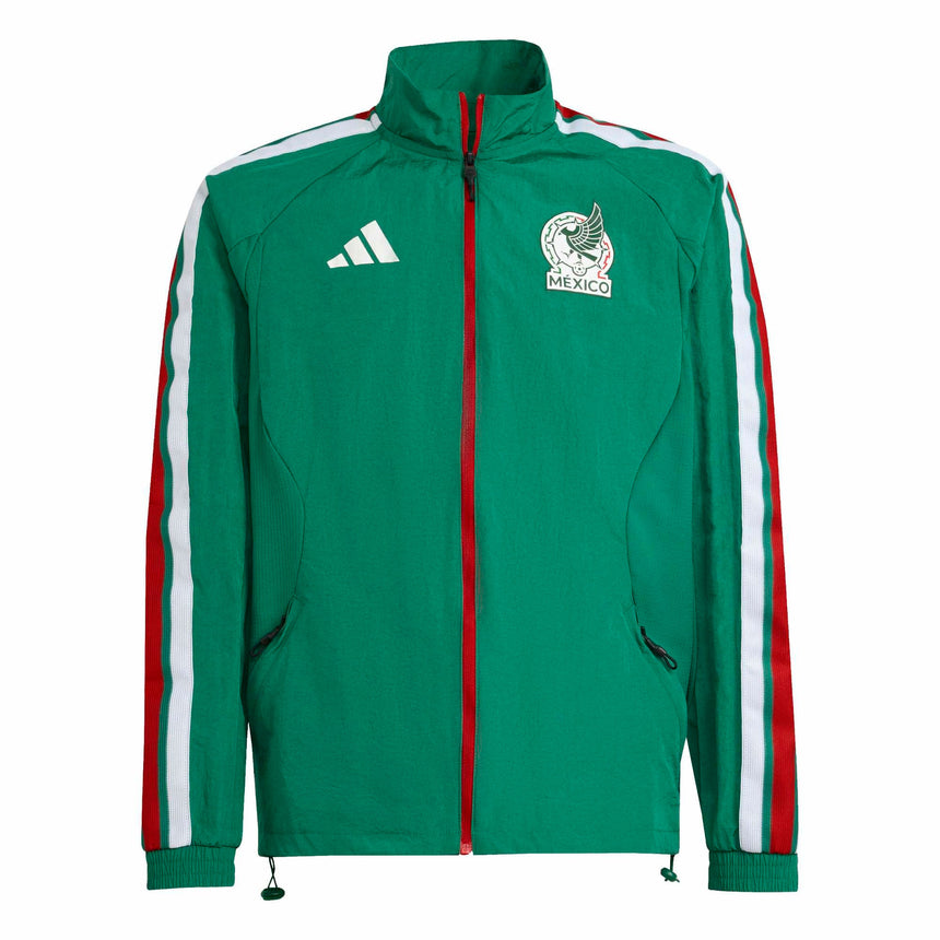 adidas Mexico Kids Home Anthem 2026 Jacket Green/White Front