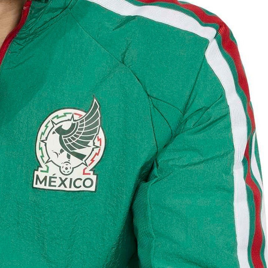 adidas Mexico Men's Home Anthem Jacket Green Crest
