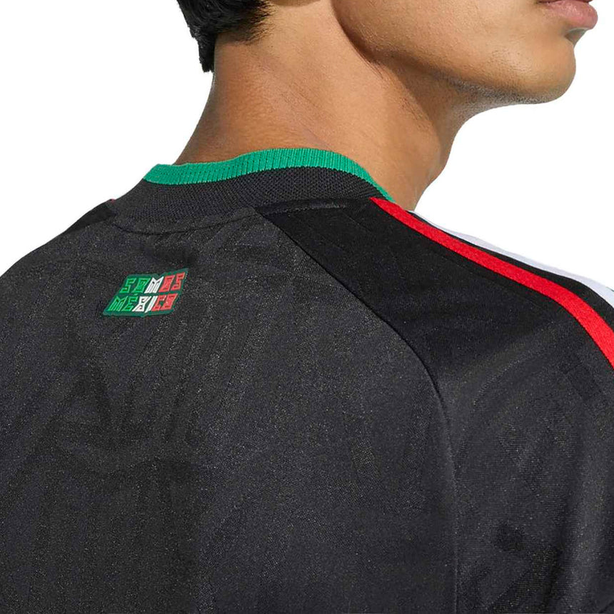 adidas Mexico Men's Third Climacool+ Long Sleeve 2026 Jersey Black Neck