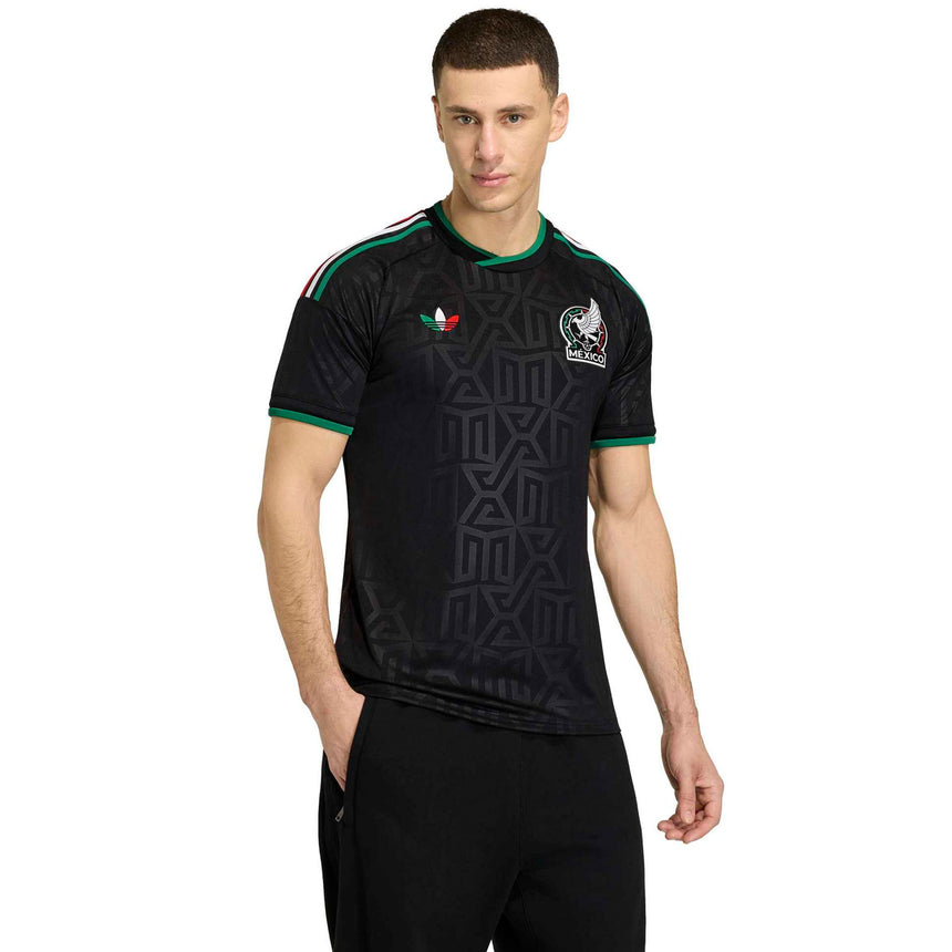 adidas Mexico Men's Third Stadium 2026 Jersey Black Model