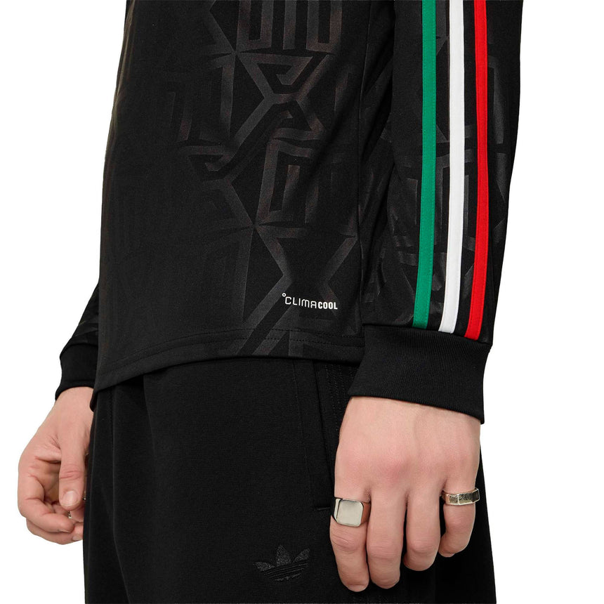adidas Mexico Men's Third Stadium Long Sleeve 2026 Jersey Black Hem
