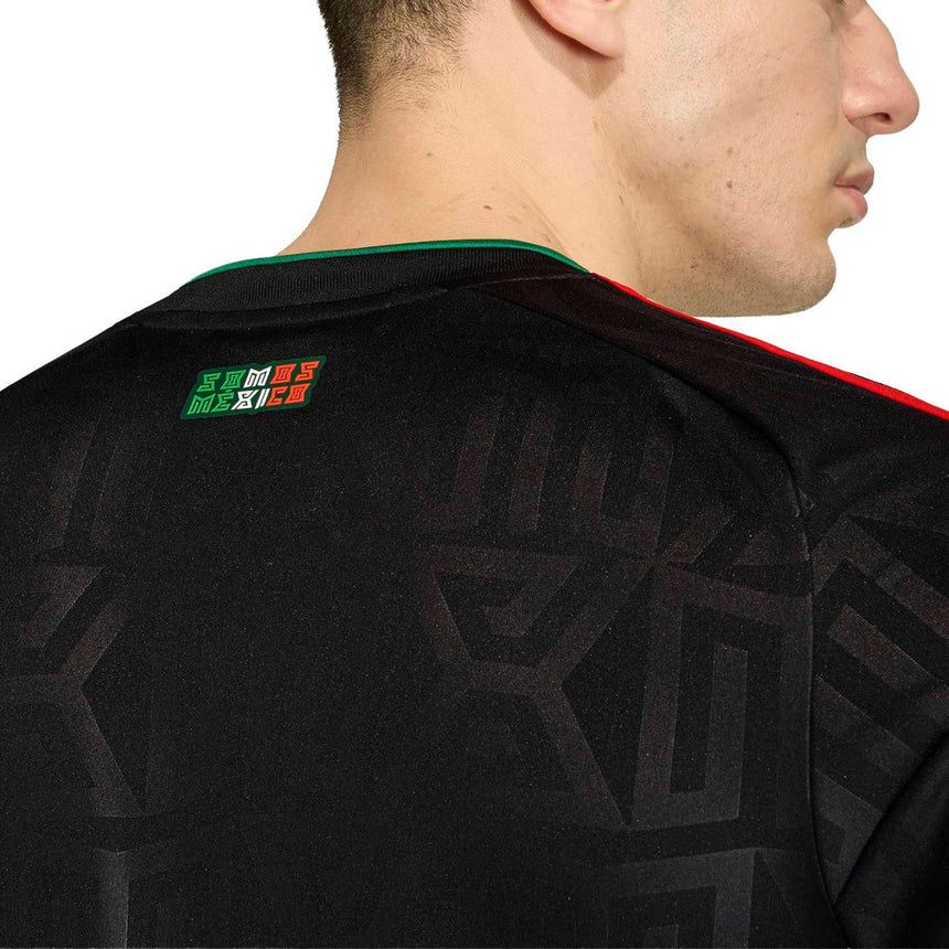 adidas Mexico Men's Third Stadium Long Sleeve 2026 Jersey Black Neck