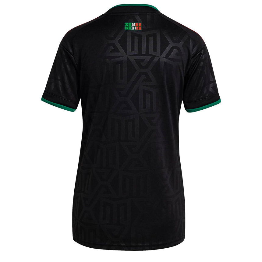 adidas Mexico Women's Third Stadium 2026 Jersey Black Back