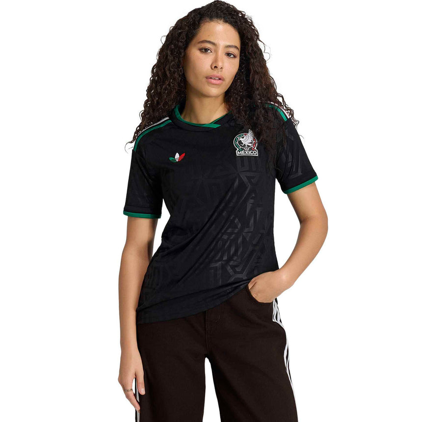 adidas Mexico Women's Third Stadium 2026 Jersey Black Model