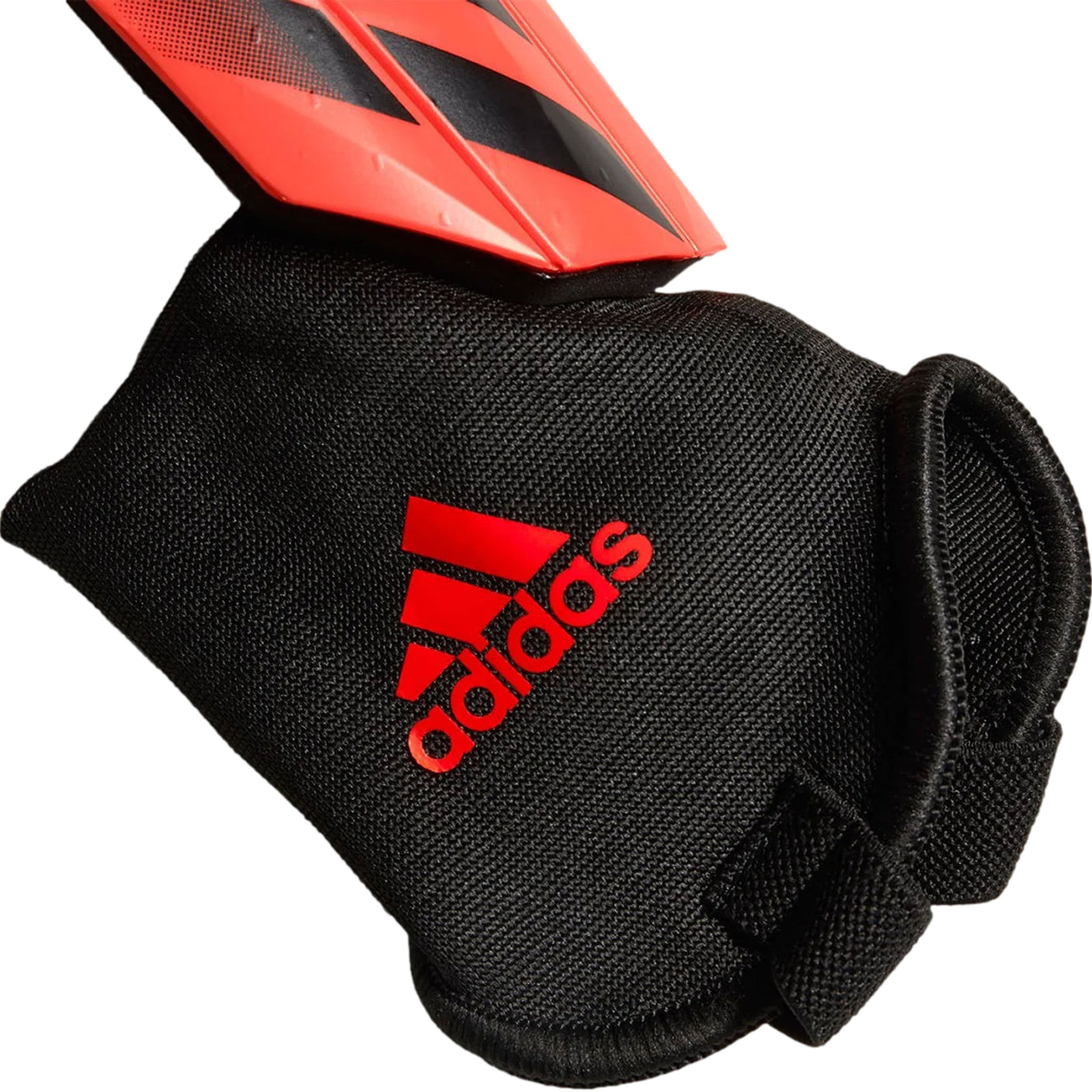 adidas Predator SG Shin Guards Orange/Black Ankle Strap