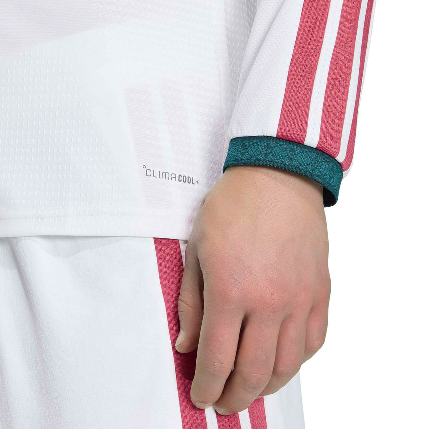 adidas Real Madrid Men's Home Climacool+ Long Sleeve 2026/27 Jersey White Hem