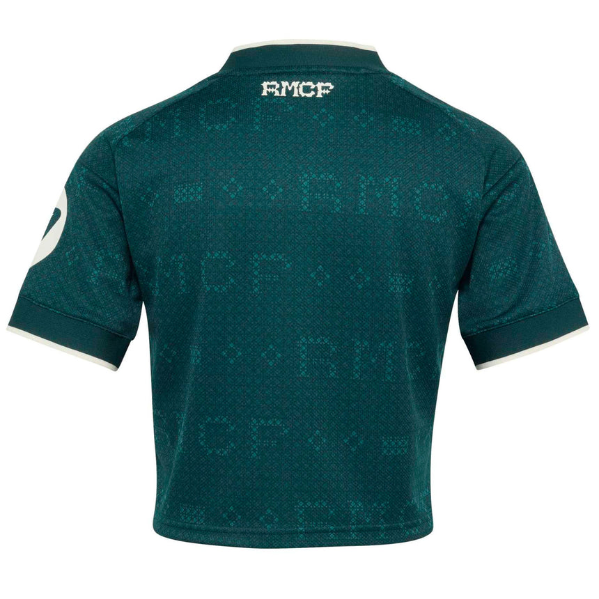 adidas Real Madrid Women's Away Cropped 2026/27 Jersey Green Back