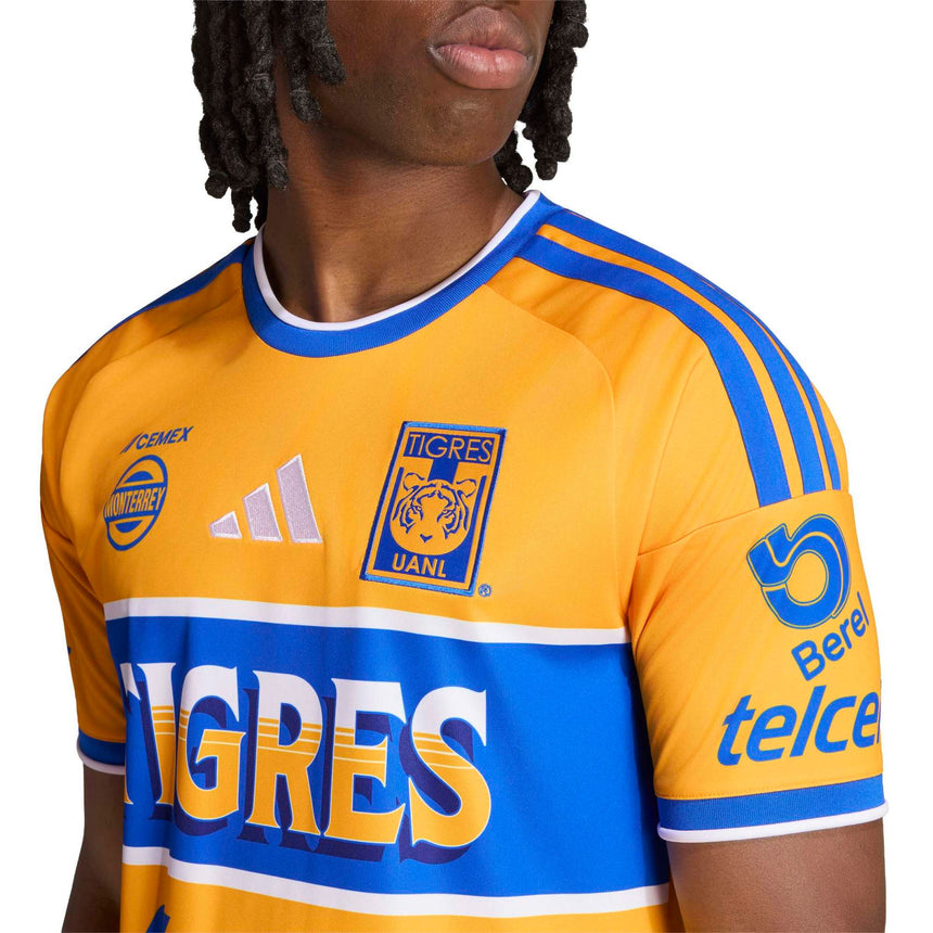 adidas Tigres UANL Men's Home Stadium 2026/27 Jersey Gold Crest