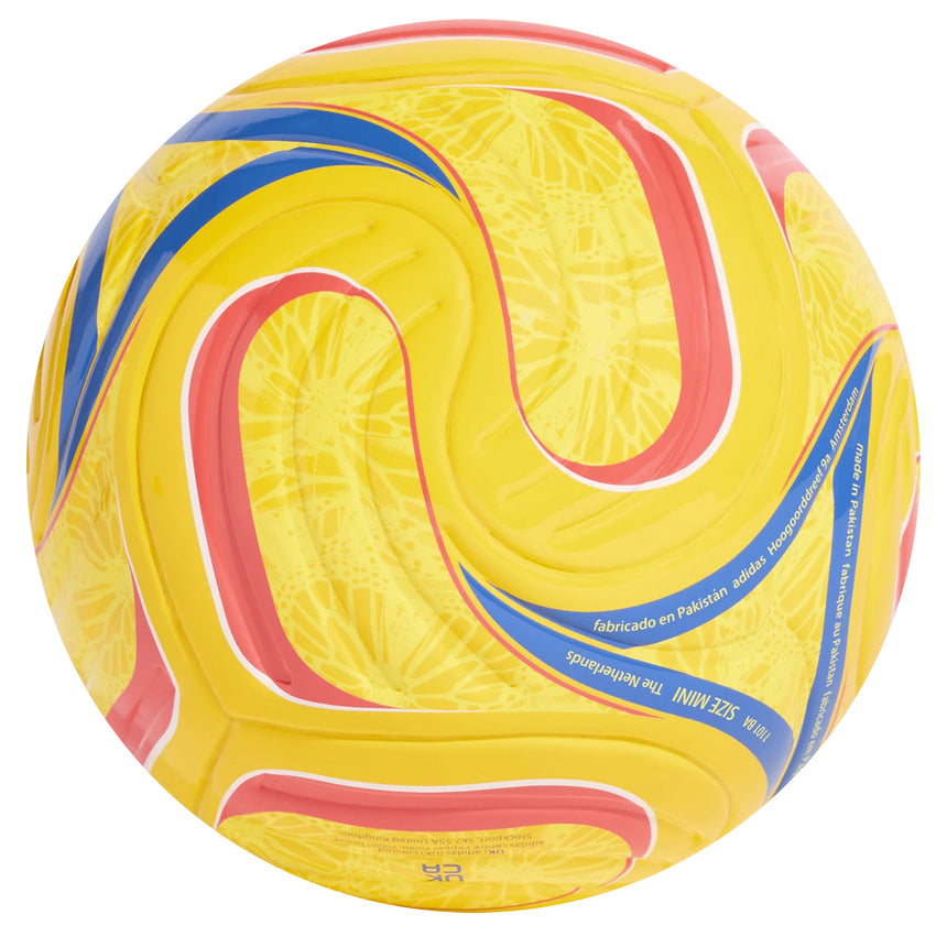 adidas Trionda World Cup 2026 Colombia Mini Ball Yellow/Red/Blue Back