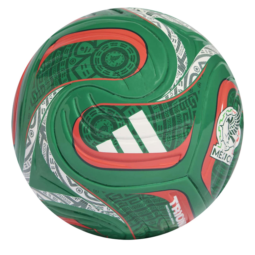 adidas Trionda Mexico World Cup 2026 Home Mini Ball Green Front