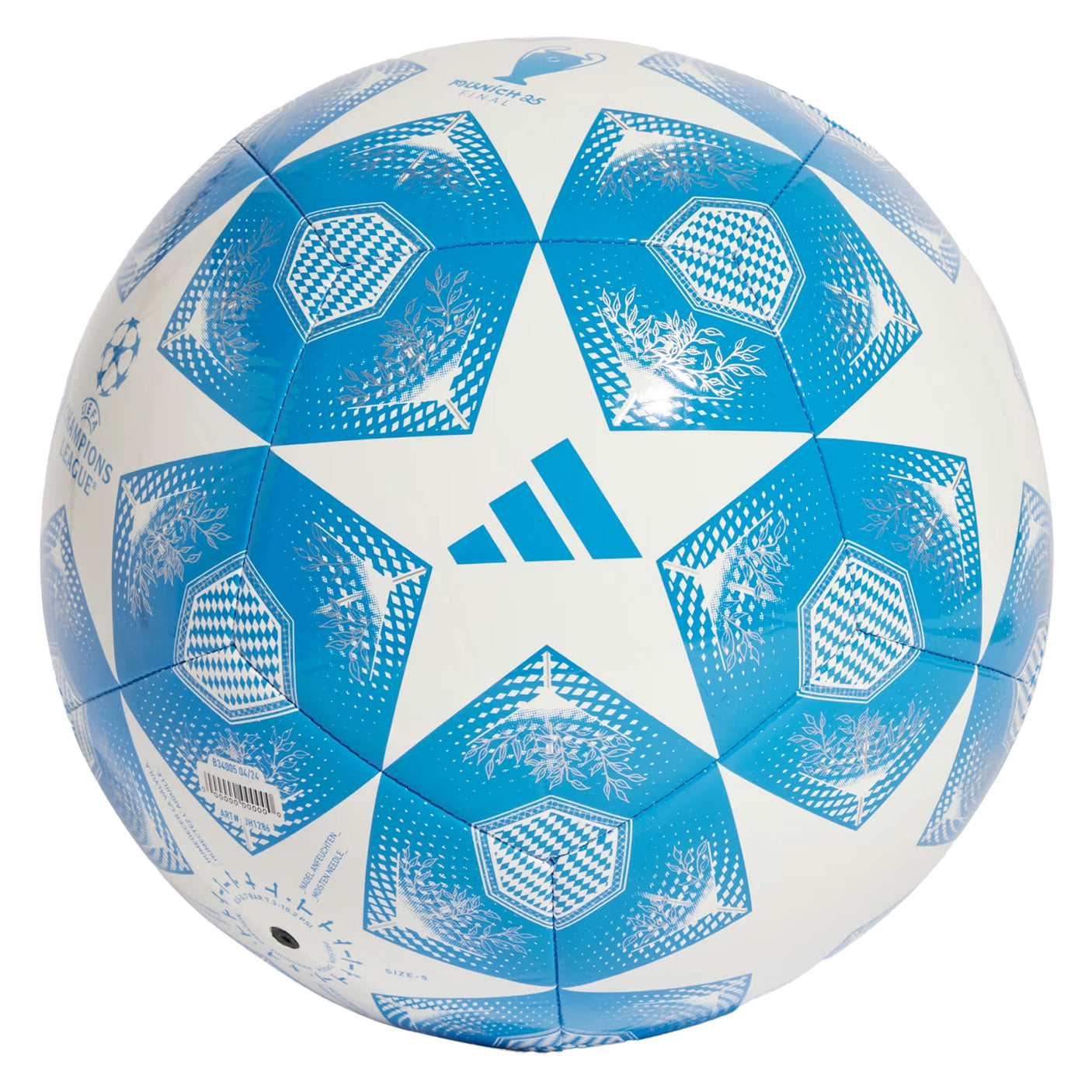 adidas UCL Club 2024/25 Knockout Phase Ball Blue/White/Silver Front