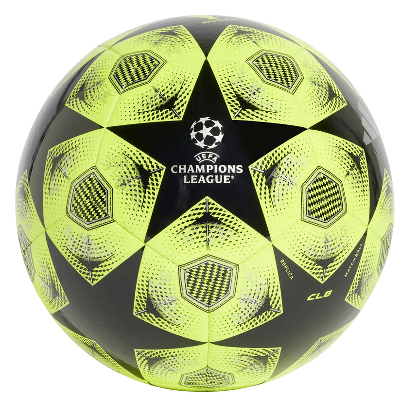 adidas UCL Club 2025/26 League Ball Black/Volt/Silver Front