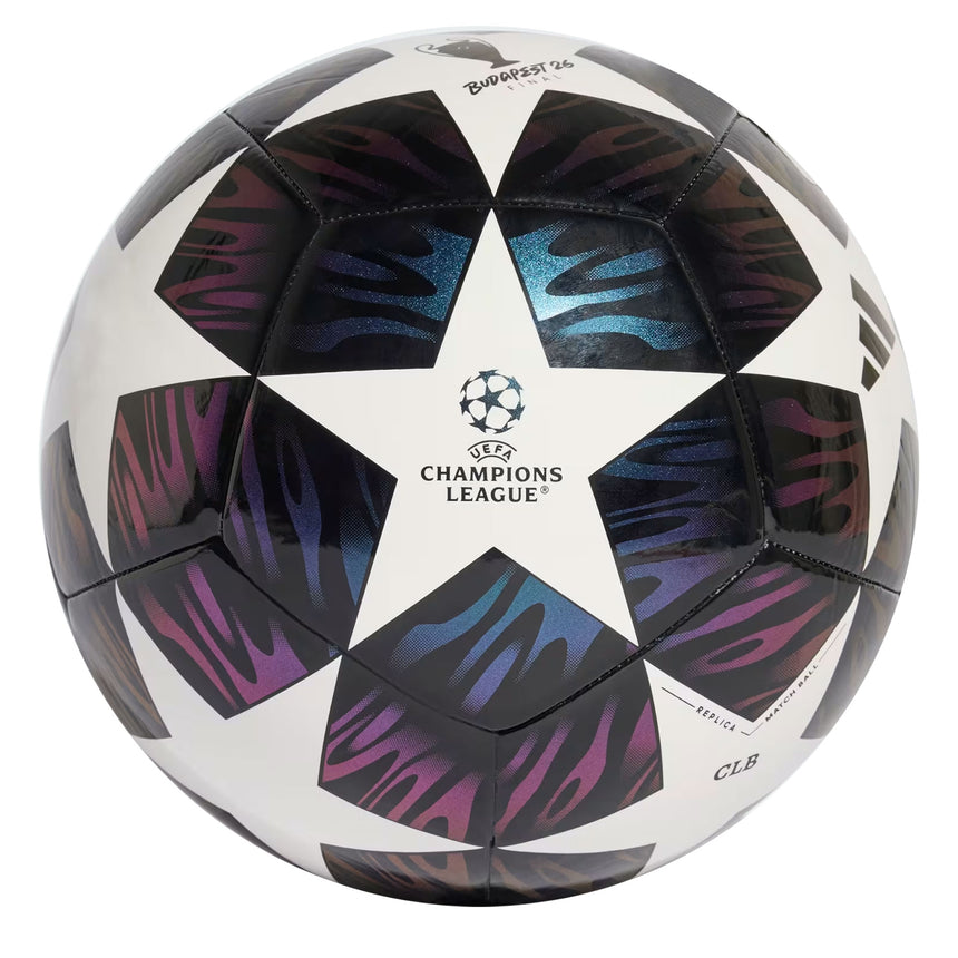 adidas UCL Club Ball Black/White/Purple Back