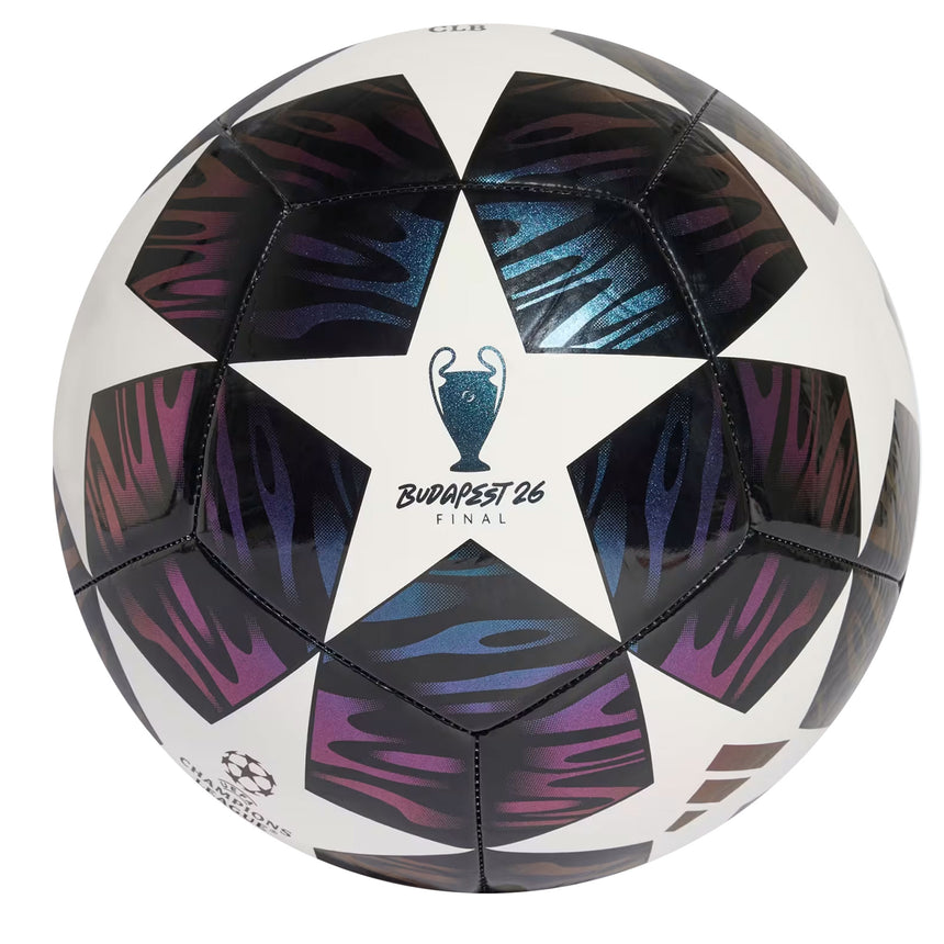 adidas UCL Club Ball Black/White/Purple Front
