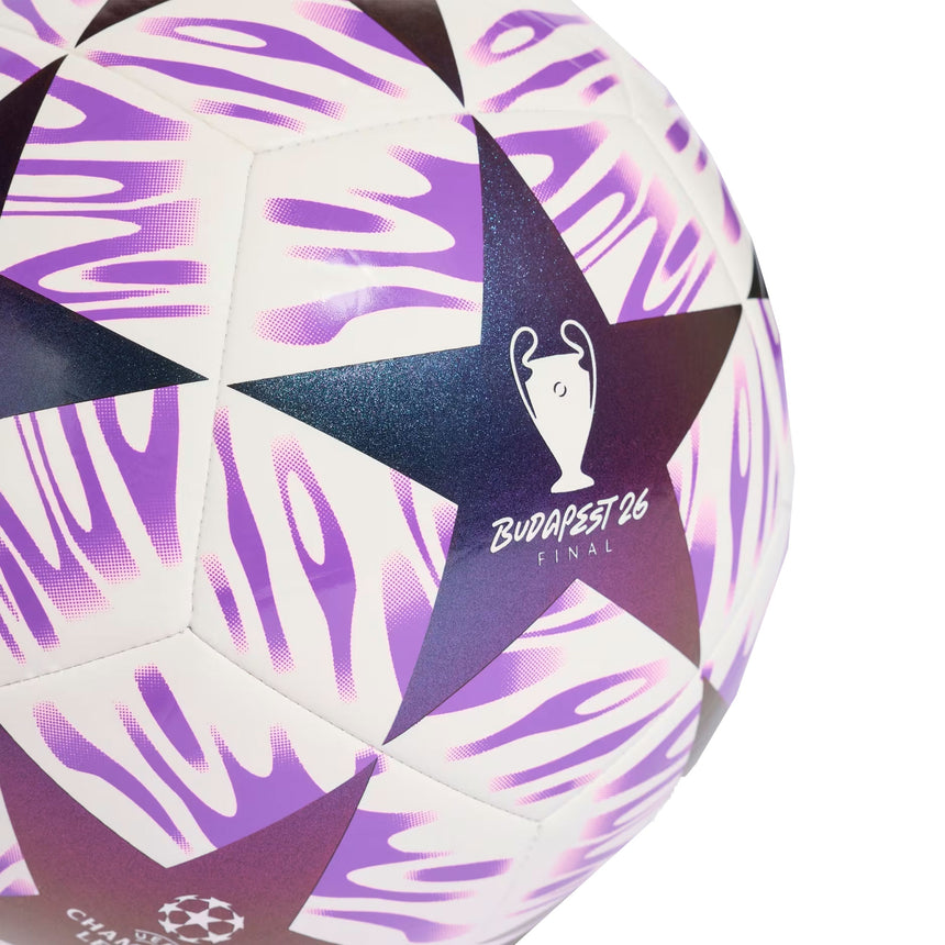 adidas UCL Club Ball White/Purple Crest