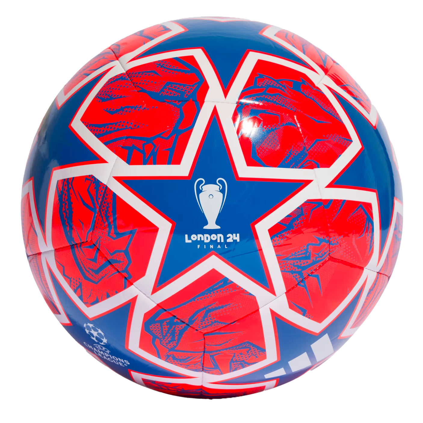 adidas UCL Club Knockout Ball 2023/24 GlowBlue/SolarRed Back