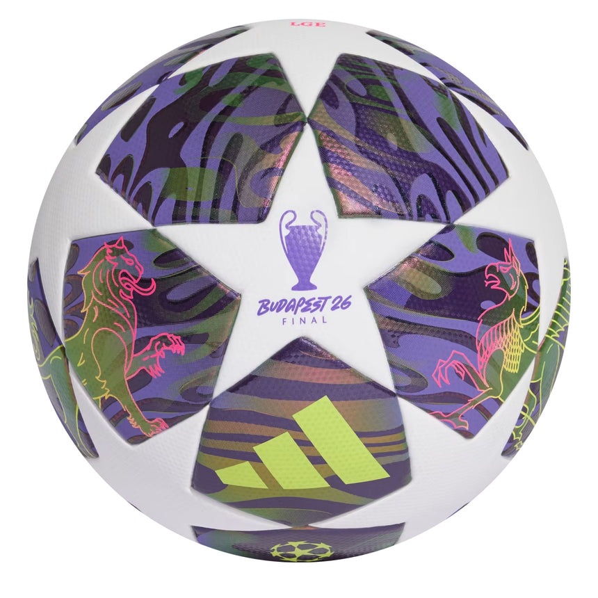 adidas UEFA Champions League 2026 Final League Ball Purple/White Front