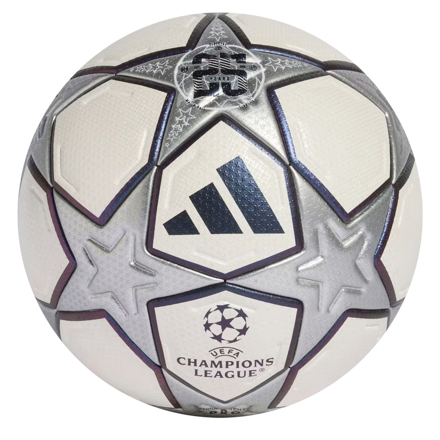 adidas UEFA Champions League Pro 3'rd Ball White/Silver/Black Front