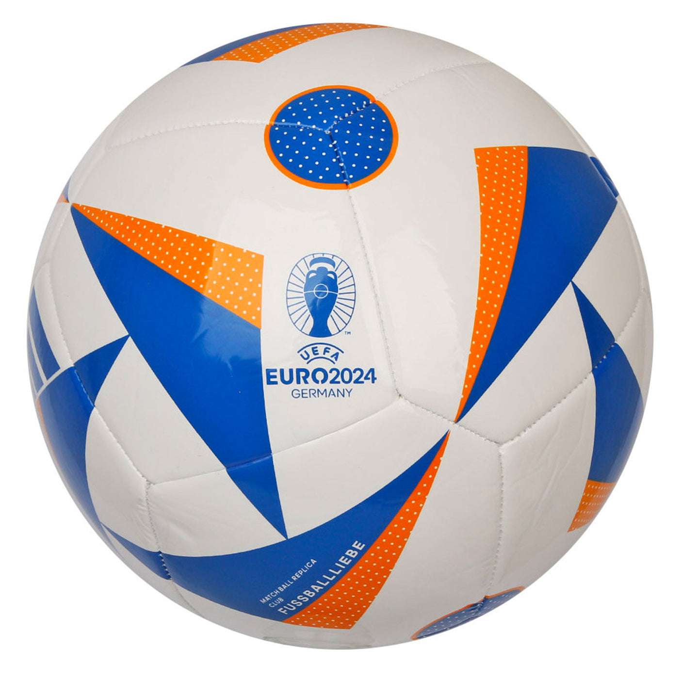 adidas UEFA Euro 2024 Club Ball White/Yellow Front