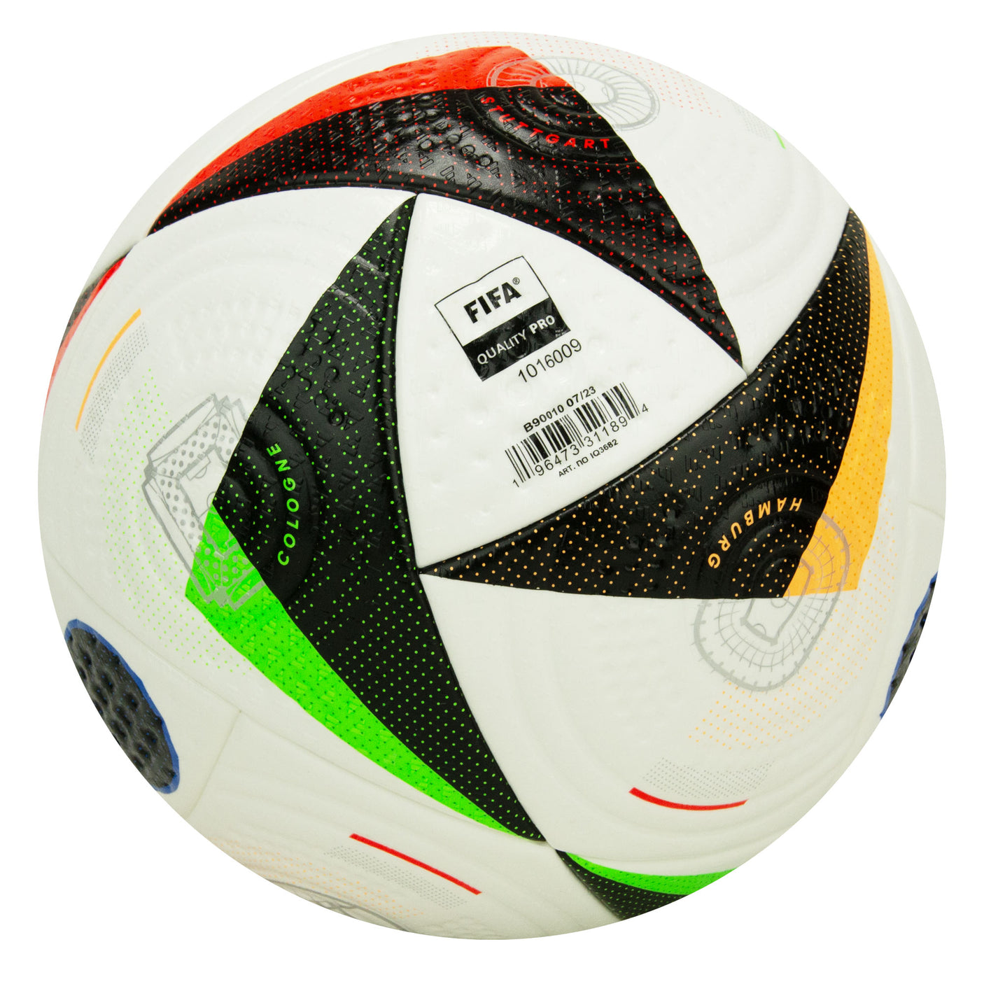 adidas UEFA Euro 2024 Match Ball White/Black/Blue Back