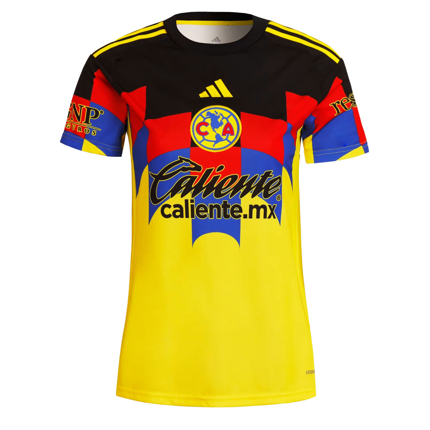 adidas Women's Club America 2025/26 Home Jersey Yellow Front